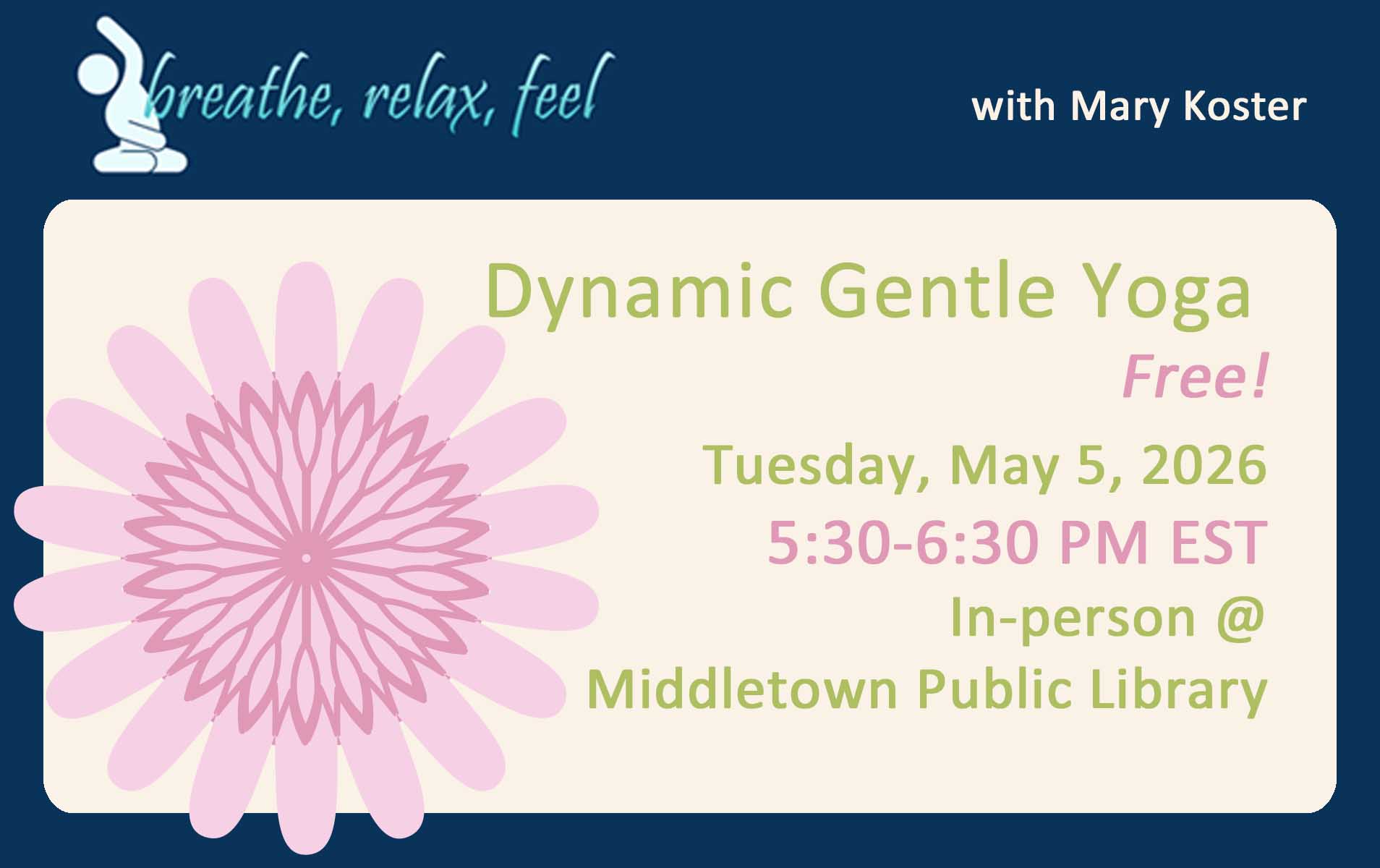 Free Yoga on Ma 5, 2026