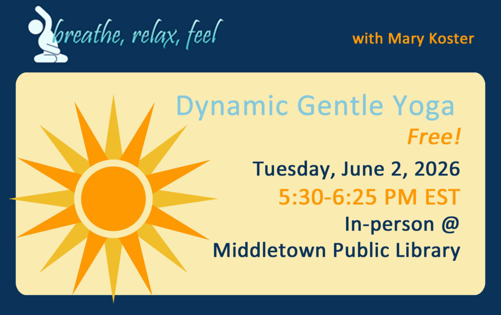 Free library yoga: June 2, 2026